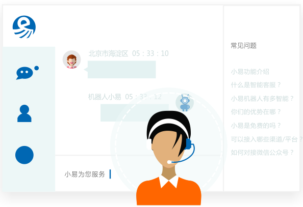 机器人辅助人工快速服务