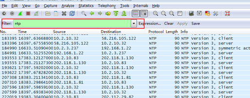 NTP抓包