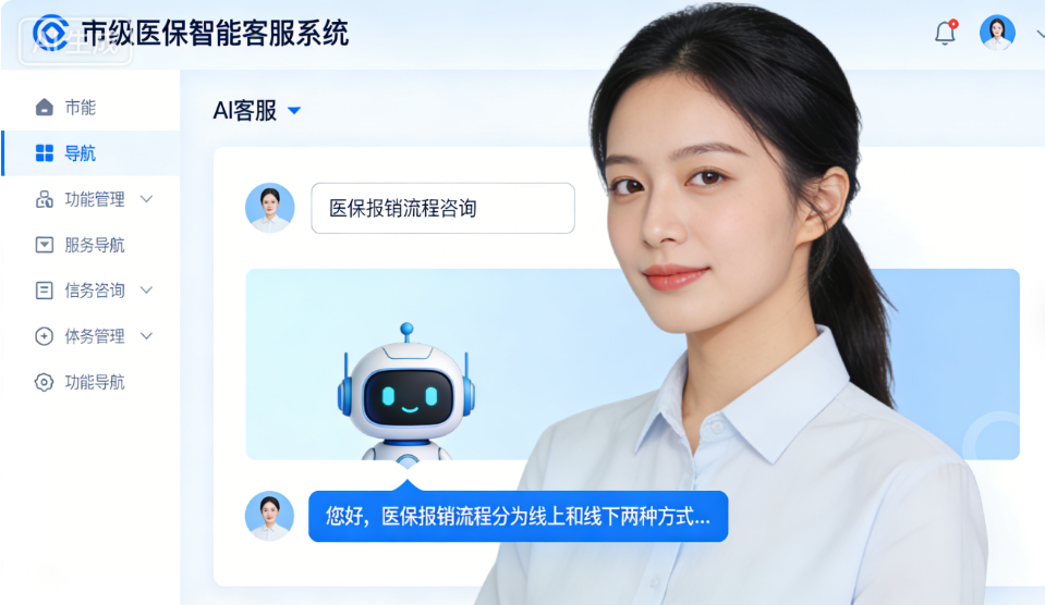 市级医保部门上线智能客服系统